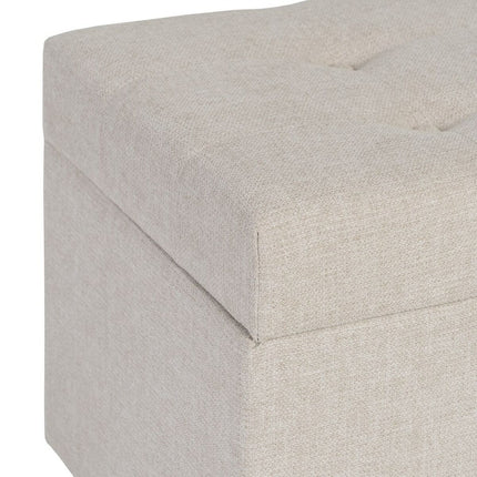Truhe 102 x 41 x 43 cm synthetische Stoffe Holz