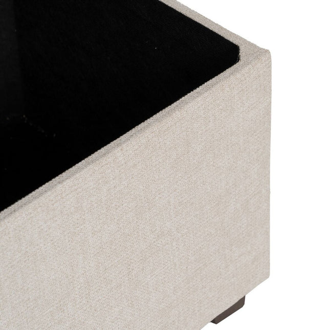 Truhe 102 x 41 x 43 cm synthetische Stoffe Holz
