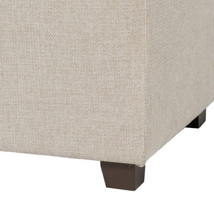 Truhe 102 x 41 x 43 cm synthetische Stoffe Holz