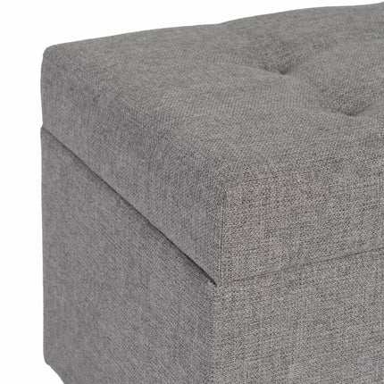 Truhe 102 x 41 x 43 cm synthetische Stoffe Holz