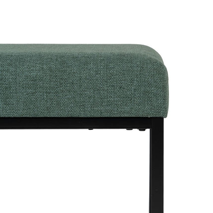 Hocker synthetische Stoffe Metall grün 120 x 40 x 45 cm