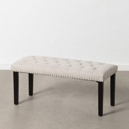 Hocker 115 x 44 x 43 cm Beige Holz