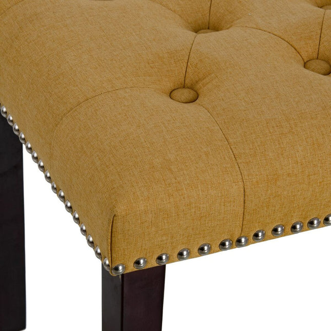 Hocker 115 x 44 x 43 cm Senf
