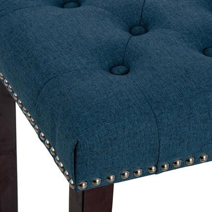 Hocker 115 x 44 x 43 cm Blau Holz