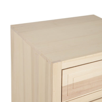 Schubladenschrank MARIE 42 x 40,2 x 100 cm natürlich Holz DMF