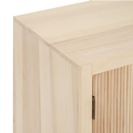 Anrichte MARIE natürlich Holz 140 x 40 x 76 cm DMF