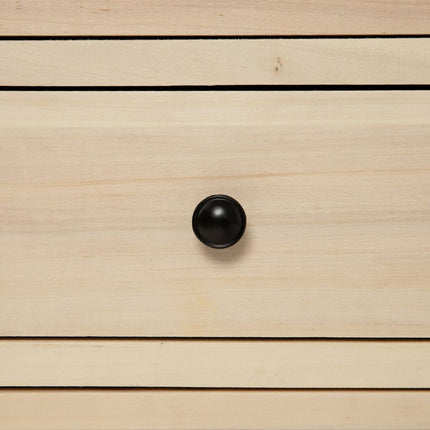 Anrichte MARIE natürlich Holz 140 x 40 x 76 cm DMF