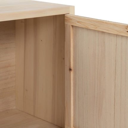 Anrichte MARIE natürlich Holz 140 x 40 x 76 cm DMF