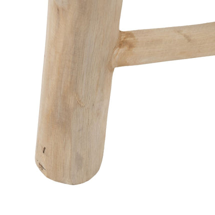 Hocker AKAR natürlich Teakholz 30 x 30 x 45 cm