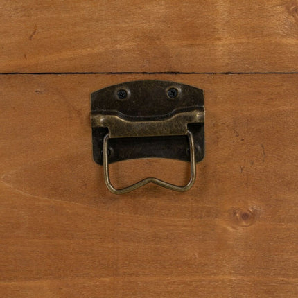 Truhensatz 45 x 30 x 29 cm synthetische Stoffe Holz (2 Stücke)