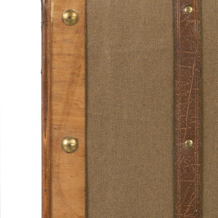 Truhensatz 50 x 36 x 20 cm synthetische Stoffe Holz (2 Stücke)