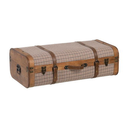 Truhensatz 80 x 41,5 x 25 cm synthetische Stoffe Holz Bilder (2 Stücke)