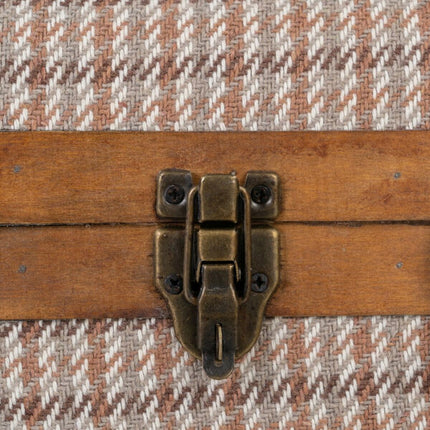 Truhensatz 80 x 41,5 x 25 cm synthetische Stoffe Holz Bilder (2 Stücke)