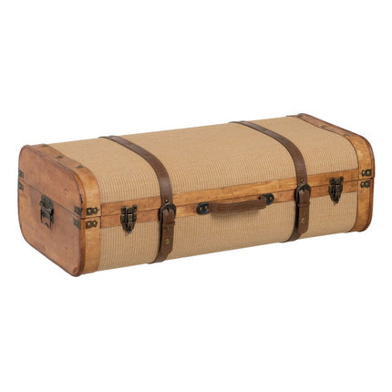 Truhensatz 80 x 41,5 x 25 cm synthetische Stoffe Holz (2 Stücke)