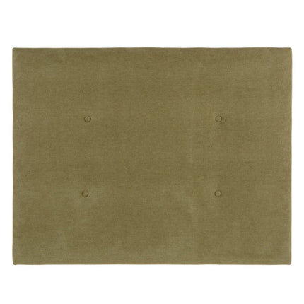 Kopfende des Betts synthetische Stoffe Holz Olive 100 x 4 x 80 cm