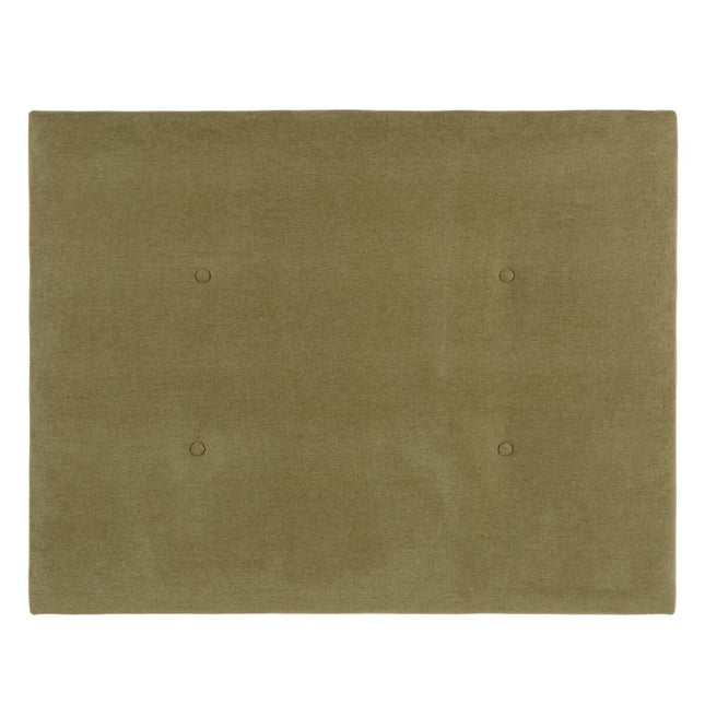 Kopfende des Betts synthetische Stoffe Holz Olive 100 x 4 x 80 cm