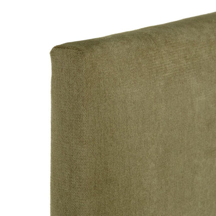 Kopfende des Betts 160 x 4 x 80 cm synthetische Stoffe Holz Olive