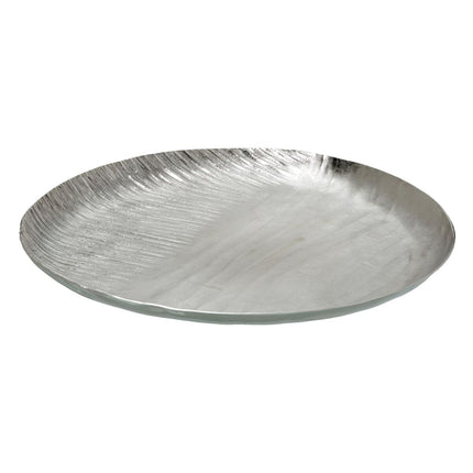 Tischdekoration 39 x 39 x 3 cm Silber Aluminium