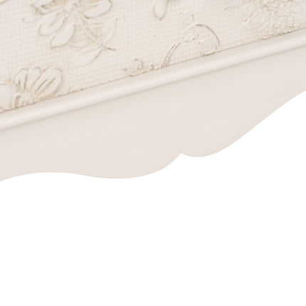 Nachttisch SIRA 48 x 35 x 55 cm natürlich Holz Weiß Holz MDF DMF