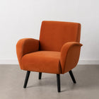 Sessel 72 x 71 x 81 cm synthetische Stoffe Holz Orange
