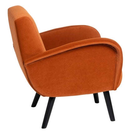 Sessel 72 x 71 x 81 cm synthetische Stoffe Holz Orange