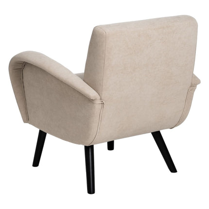 Sessel 72 x 71 x 81 cm synthetische Stoffe Beige Holz