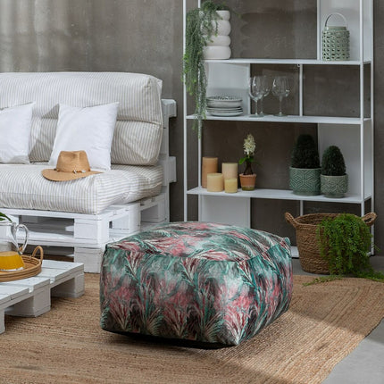 Puff Federn Polyester 60 x 60 x 30 cm