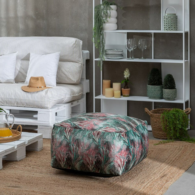 Puff Federn Polyester 60 x 60 x 30 cm