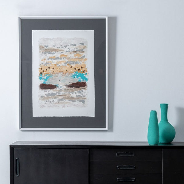 Leinwand 80 x 102,5 x 4 cm abstrakt