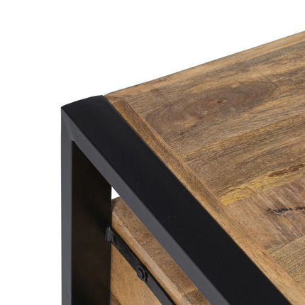 Tischdekoration MARA 100 x 60 x 45 cm Holz Eisen