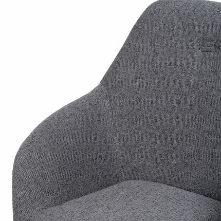 Sessel 65 x 65 x 77 cm synthetische Stoffe Grau Metall