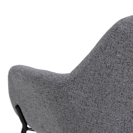 Sessel 65 x 65 x 77 cm synthetische Stoffe Grau Metall