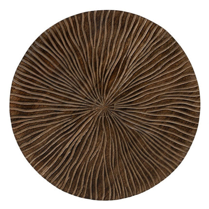 Beistelltisch natürlich Schwarz Metall Holz 30 x 30 x 42 cm