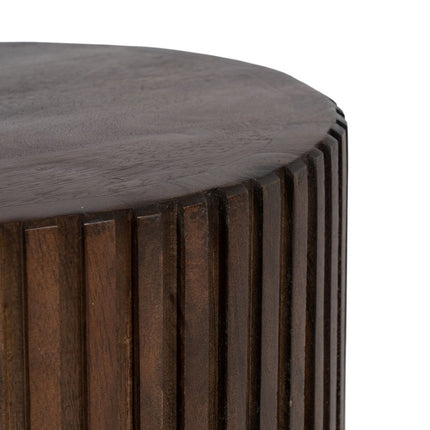 Beistelltisch 38 x 38 x 45 cm Braun Mango-Holz