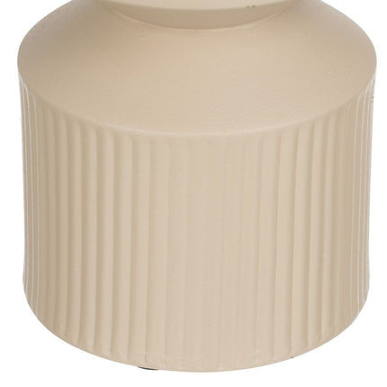 Vase 18 x 18 x 31 cm Creme Eisen