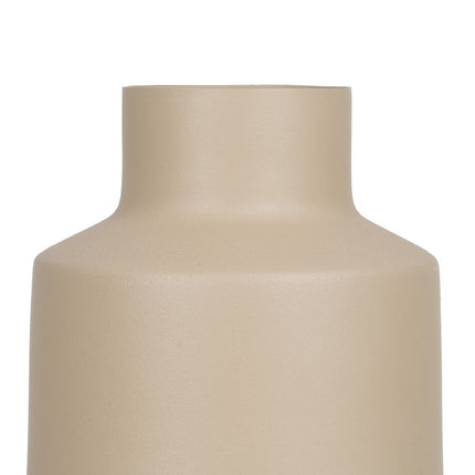 Vase 13 x 13 x 31 cm Creme Eisen