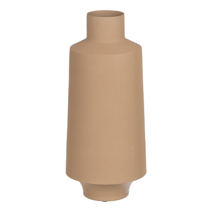 Vase 18 x 18 x 43,5 cm Beige Eisen