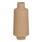 Vase 18 x 18 x 43,5 cm Beige Eisen