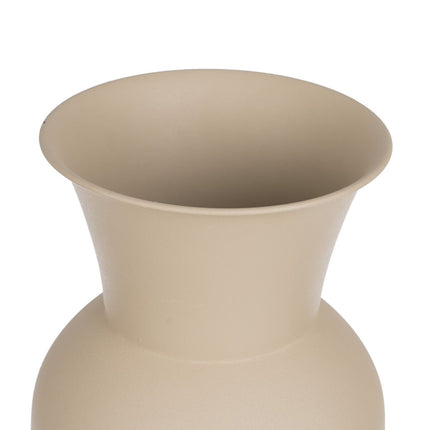 Vase 19 x 19 x 51 cm Creme Eisen