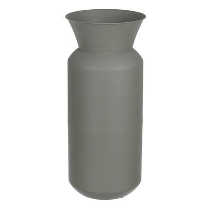 Vase 25 x 25 x 58 cm grün Eisen