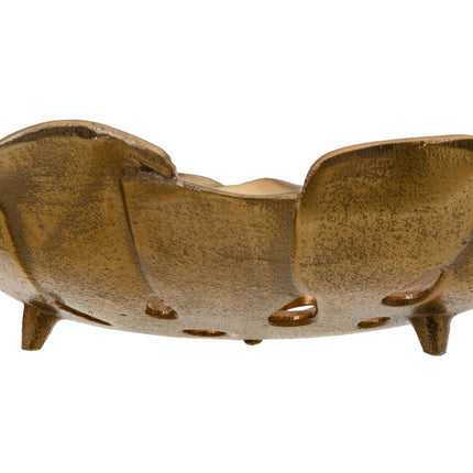 Tischdekoration 33 x 27 x 8 cm Gold Aluminium