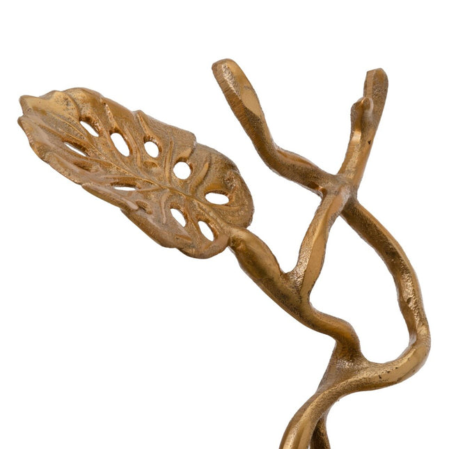 Tischdekoration 28,5 x 28,5 x 20 cm Gold Aluminium
