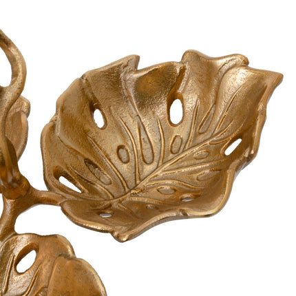 Tischdekoration 28,5 x 28,5 x 20 cm Gold Aluminium