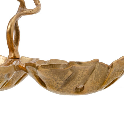 Tischdekoration 28,5 x 28,5 x 20 cm Gold Aluminium