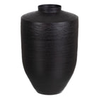 Vase Schwarz Aluminium 26,5 x 26,5 x 41 cm