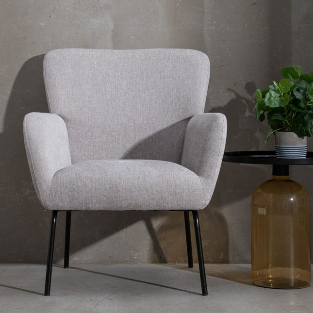 Sessel 71 x 69 x 87 cm synthetische Stoffe Grau Metall