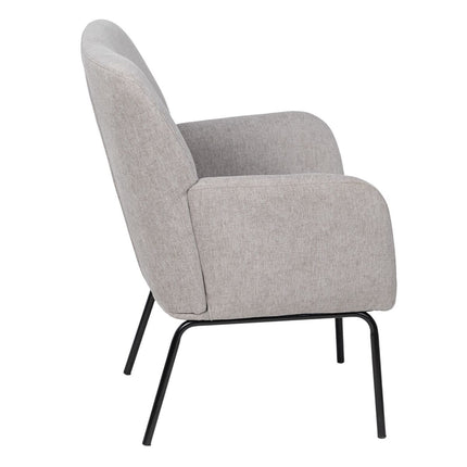 Sessel 71 x 69 x 87 cm synthetische Stoffe Grau Metall