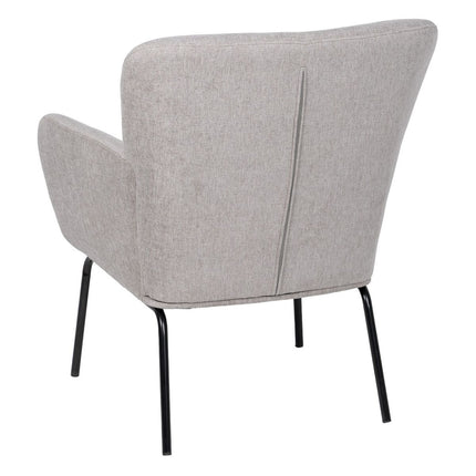 Sessel 71 x 69 x 87 cm synthetische Stoffe Grau Metall