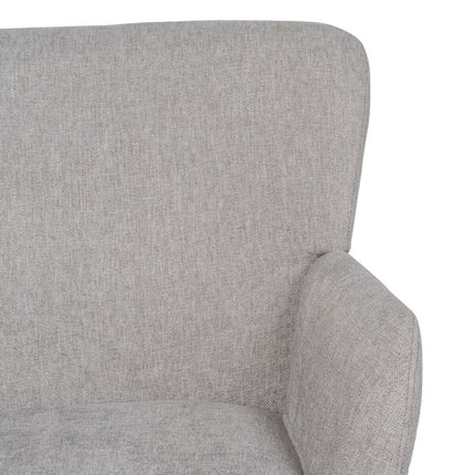 Sessel 71 x 69 x 87 cm synthetische Stoffe Grau Metall