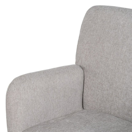 Sessel 71 x 69 x 87 cm synthetische Stoffe Grau Metall